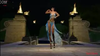 خيال السلطان: الراقصة الزرقاء تأخذ شرجًا قاسيًا مع فحول بي بي سي